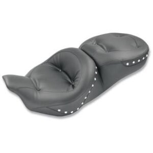 mustang seats regal one piece ultra touring seat w/chrome studs 76037