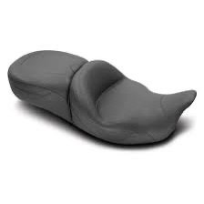 mustang seats super touring deluxe one piece seat w/sky blue stitching 79006sb