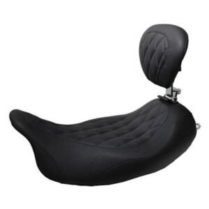 mustang seats wide tripper solo seat w/removable driver backrest 79725