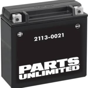 parts unlimited factory activated high performance agm maintenance free ytx20h ft battery 2113 0794