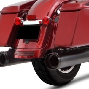 rinehart black 4.5 in. dbx45 mufflers w/black tradition end caps 500 0186