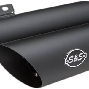s&s cycle black ceramic slash cut mufflers 550 0735