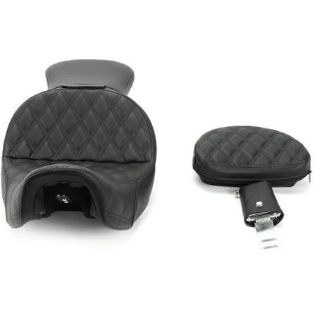 img_8549 saddlemen black explorer lattice stitch touring seat w/driver backrest 806 04 030ls