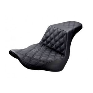 saddlemen black lattice stitch step up seat 818 29 175