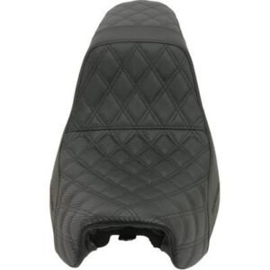 saddlemen black pro series sdc performance gripper seat w/o drivers backrest sc80604db