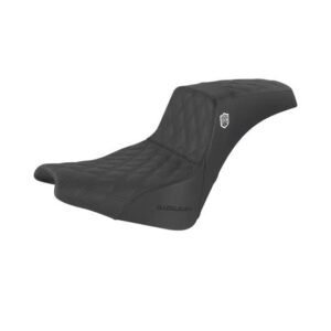 saddlemen black pro series sdc performance gripper seat w/o drivers backrest sc81830db