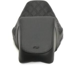 saddlemen black step up with lattice stitched driver seat 897 06 172