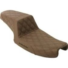 saddlemen brown lattice stitched step up seat 808 07b 172brex