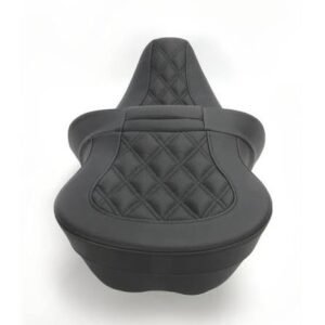 saddlemen lattice stitch roadsofa seat w/drivers backrest 808 07b 182br
