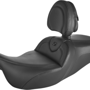 saddlemen roadsofa standard reach seat w/backrest 808 07b 187br