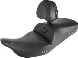saddlemen roadsofa standard heated seat w/backrest 808 07b 187brhc