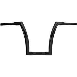 v factor black 12 in. hefty ape hanger 1 1/2 in. handlebar w/1 in. clamping 40020