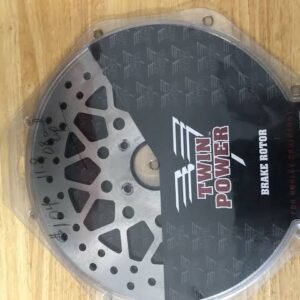 twin power silver front 11.8 in. solid mount mesh pattern rotor 1403t