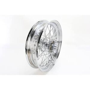 v factor chrome 16x3.00 40 spoke rear wheel 51645