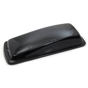 v twin manufacturing black right side plastic saddlebag lid 49 2702