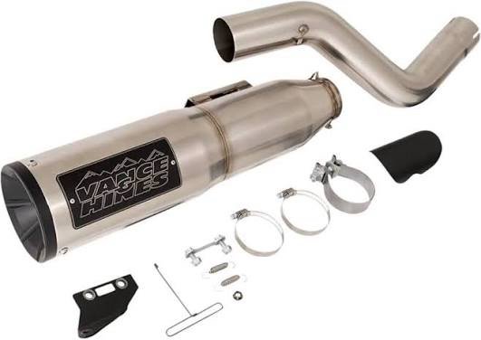 img_9355 vance & hines adventure hi output 450 slip on muffler for harley pan america 2021 2023