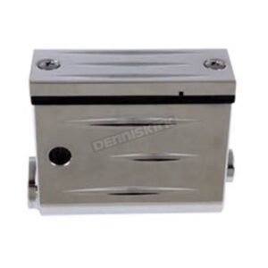 v twin manufacturing chrome rear master cylinder 23 3005