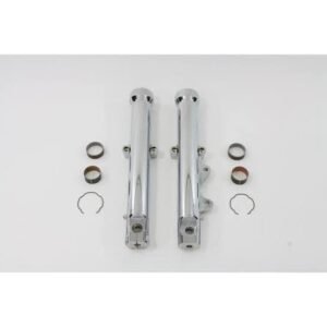 v twin manufacturing chrome 39mm lower fork sliders 24 0373