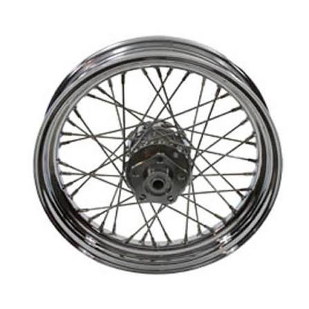 img_9372 v twin manufacturing chrome 16 in. x 3 in. 40 spoke wheel assembly for single disc 52 0179