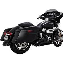 vance & hines black big radius exhaust system 46373