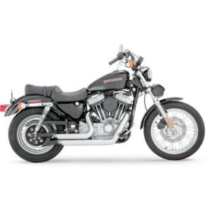 vance & hines chrome shortshots staggered exhaust system 17223