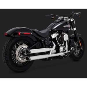 vance & hines chrome twin slash 3 inch slip on mufflers 16875
