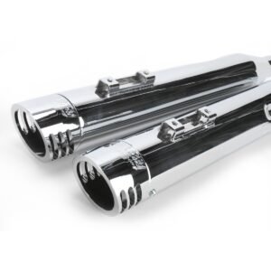 freedom performance chrome racing true duals exhaust system hd00234