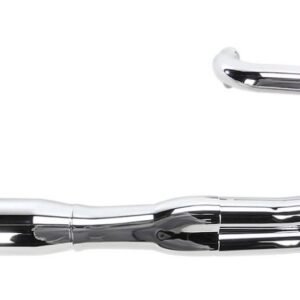 bassani chrome road rage ii b1 power exhaust system w/black billet end cap 1s18r
