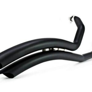 cobra black swept speedster exhaust system w/powerport 6230b