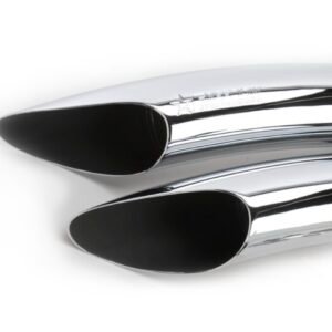 freedom performance chrome sharp curve radius exhaust system hd00218