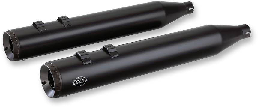 img_8542 s&s cycle black ceramic grand national 4" slip on muffler 550 0694