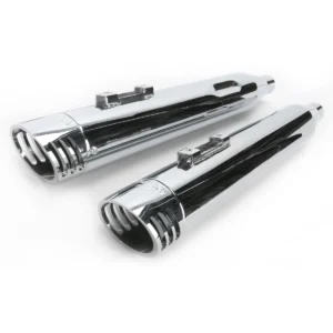 freedom performance chrome racing true duals exhaust system hd00134